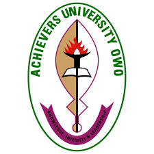Achievers University Owo Courses